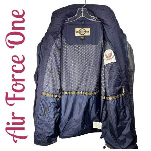 AIR FORCE ONE PRESIDENTIAL SEAL NORTH END VINTAGE 3-IN-1 JACKET HOODED PARKA, LG - Picture 7 of 15